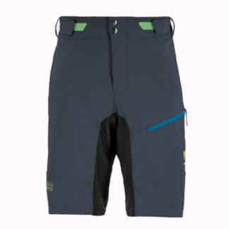 KARPOS VAL VIOLA kraťasy M modrá/čierna/zelená fluo