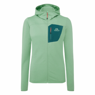 MOUNTAIN EQUIPMENT LUMIKO HOODED mikina W lichen green/d teal
