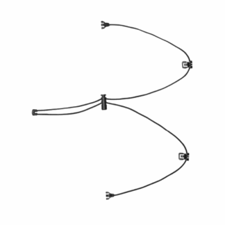 SALOMON QUICK LINK šnúrky black