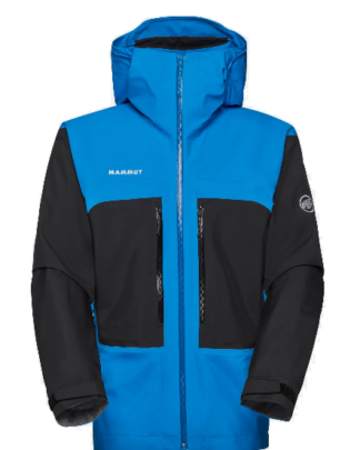 MAMMUT TAISS HS HOODED bunda M glacier blue-black