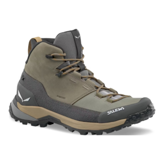 SALEWA PUEZ LEATHER MID PTX obuv M 7955 bungee cord/onyx