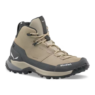SALEWA PUEZ LEATHER MID PTX obuv W 7255 Quicksand/Onyx