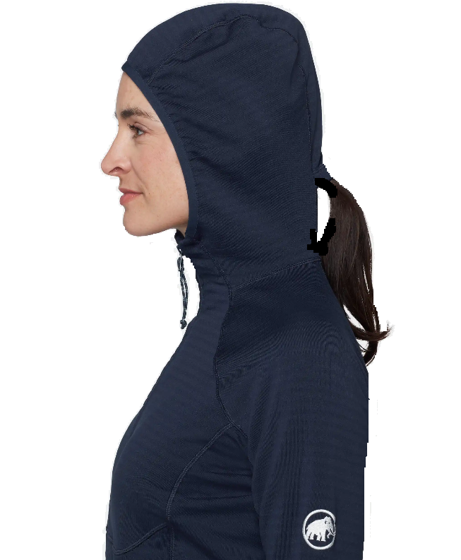 MAMMUT TAISS ML HOODED mikina W marine – Obrázok 2