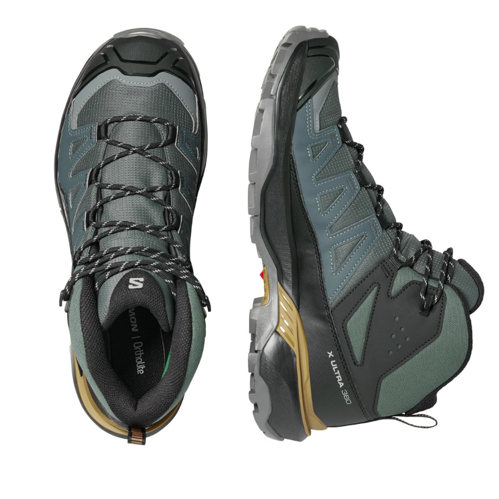 SALOMON X ULTRA 360 MID GTX obuv M Urban chick/Black/plantation – Obrázok 2